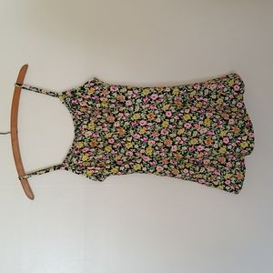 NWOT ADRIENNE VITTADINI vintage floral modest retro skirted swimsuit size 10